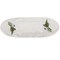 Crafted Creations 12" x 36" White and Green Chickadee and Cherries Contemporary Table Runner